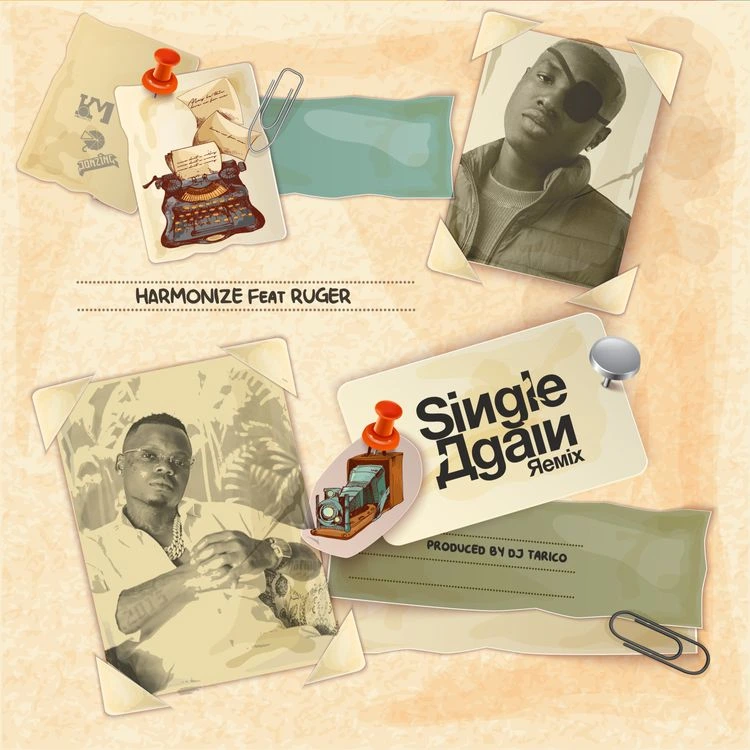 Harmonize – Single Again (Remix) ft. Ruger Talkmusics Harmonize – Single Again (Remix) ft. Ruger
